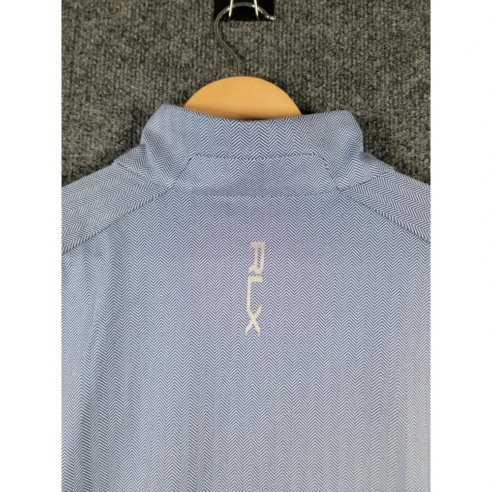 Polo Ralph Lauren RLX Mens 1/4 Zip Golf Pullover XL Blue Sweater Knit Preppy Fit